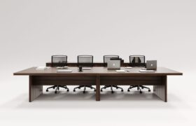 Mesa de Reunião Pé Painel Engrossado