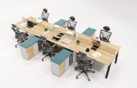 Plataforma Trapezoidal – 6 Postos Rebatidos