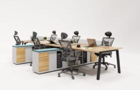 Plataforma Trapezoidal – 6 Postos Rebatidos