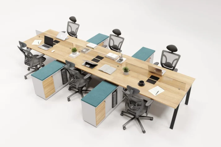 Plataforma Trapezoidal – 6 Postos Rebatidos