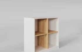 Estante Livreiro 4 Nichos – 38 x 75 – Linha Beta