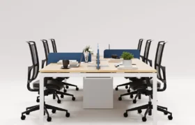 Pé Trave com Divisórias e Armários