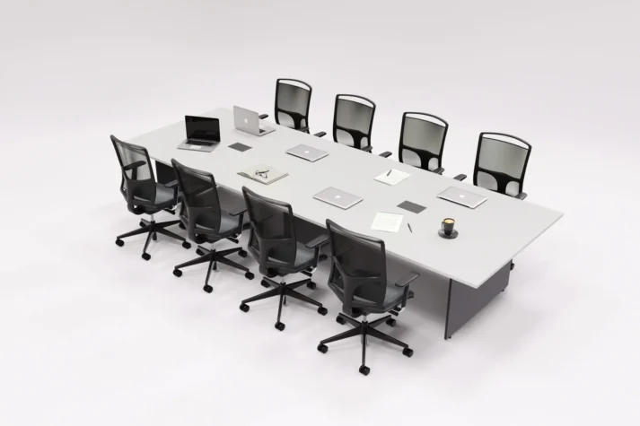 Mesa Reunião Pé Painel Simples