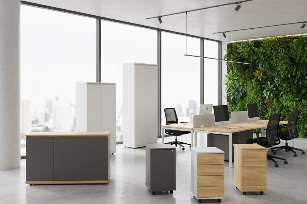 Armário Sem Puxador – Funcional e Moderno para Escritórios