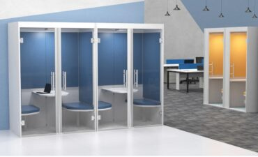 Cabines de Escritório Privativas – Foco e Produtividade Garantidos