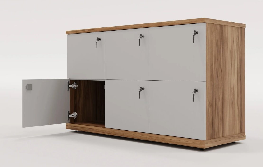 Locker 6 Portas – Organização Prática e Segura