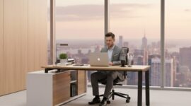 Mesa Diretor Apoiada em Armário em Higienópolis – Disponível para Compra