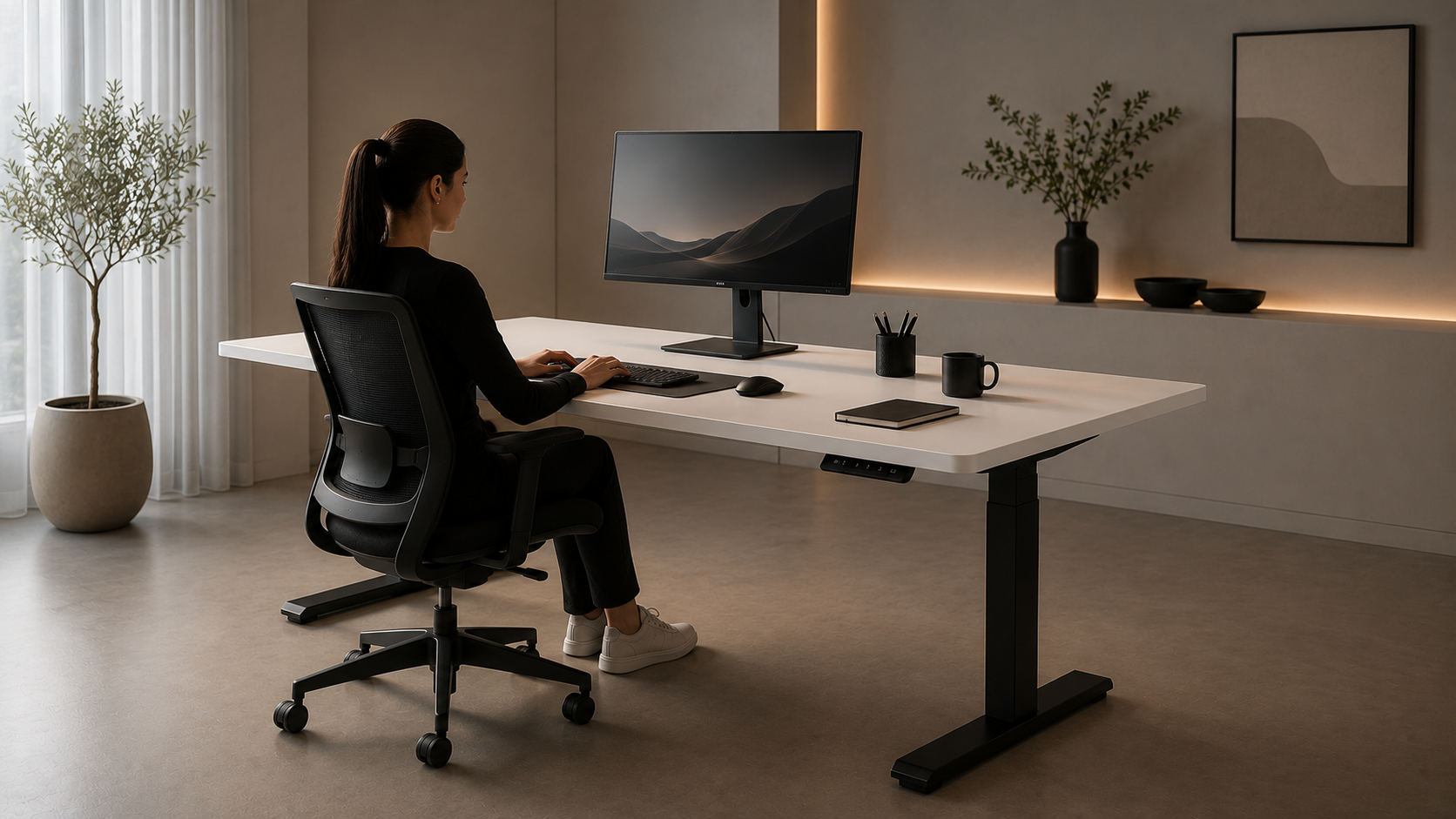 Mesa Ergonômica com Regulagem de Altura
